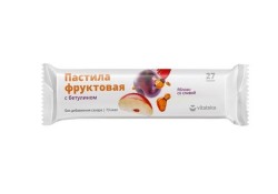 Пастила, Vitateka (Витатека) 27 г фруктовая яблоко со сливой